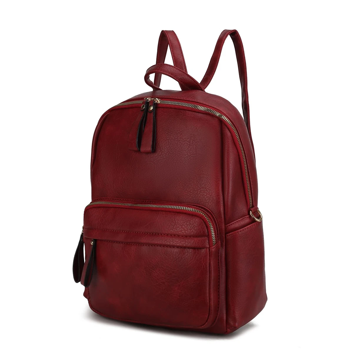 NWT ALYSSA Red Vegan Women\'s Backpack OLLY Vegan Backpack - Dwell | Matt & Nat USA main image 4