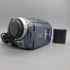 JVC Everio GZ-MG36EK Handheld High Definition HDD Camcorder Silver Tested