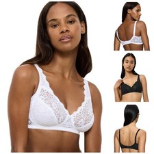 Triumph Amourette Bra Non Wired Non Padded Womens Elegant Lace Bras 10210704