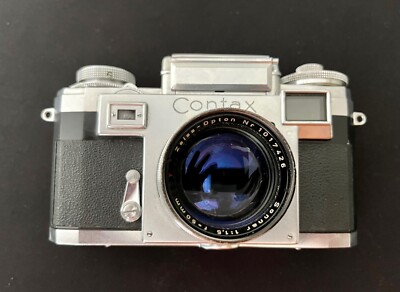 Nice Contax III With Opton-Sonnar 1:2 For = 2in T Carl Zeiss Jena Works