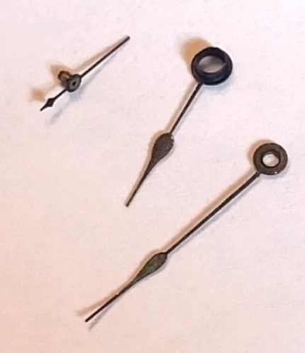 ELGIN 0 SIZE BLUE SPADE HANDS  SET OF 3 ,, MODEL: 1 TO 3  --BB-1410