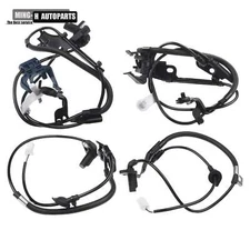 4Pcs ABS Wheel Speed Sensor Front & Rear RH LH For Toyota Venza 2009-2015 AWD