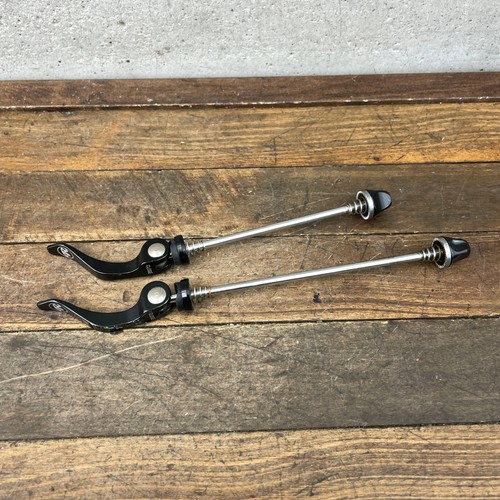 Vintage Rolf Skewers Set 135 mm Black Front Rear Aluminum Mountain Bike Touring - Picture 10 of 15