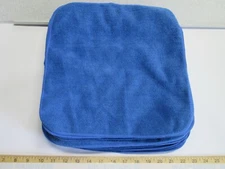 25 Rubbermaid Commercial Microfiber BLUE Cleaning TOWELS 12"x12"