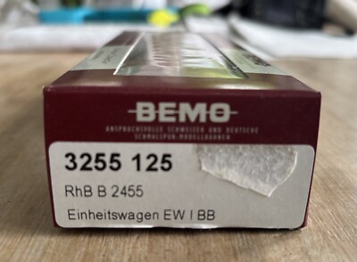 Bemo 3255 125 Einheitswagen B 2455 EW 1 RhB rot
