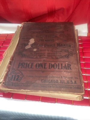 Antique 1902-03 SearsRoebuck & Co. Catalog #112 Hardcover-news