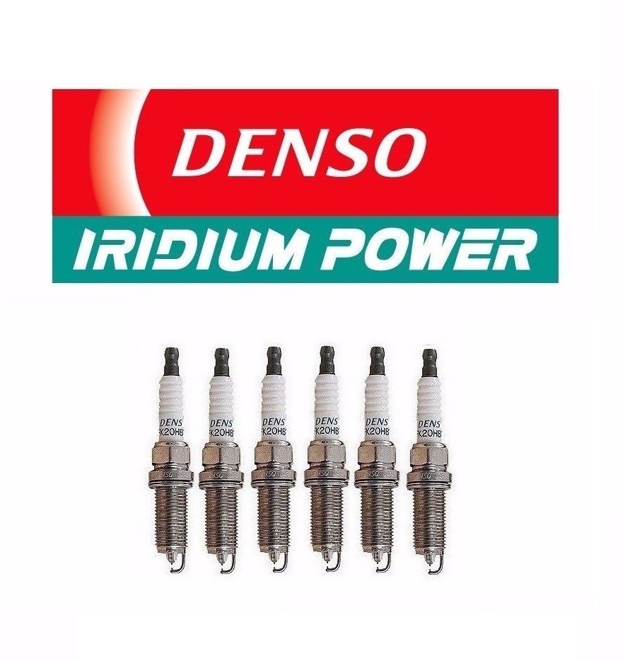6-Pieces DENSO FK20HBR11 Iridium Long Life Spark Plug for Lexus GS350 IS250
