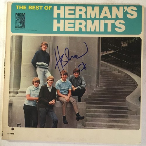 hermans hermits best of signed autograph album peter noone
