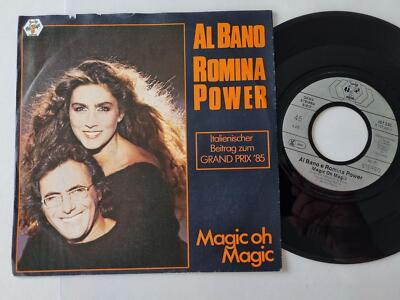 7'' Single Al Bano & Romina Power - Magic oh magic Vinyl Germany EUROVISION 1985