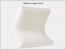 Talalay Latex Pillow Medium Support Bed Pillow Relieve Neck Pain Memory Foam