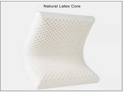 Talalay Latex Pillow Medium Support Bed Pillow Relieve Neck Pain Memory Foam