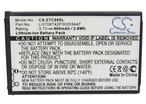 Battere 800mAh type L3709T72P3H553447 L3710T42P3h553457 Pour ZTE