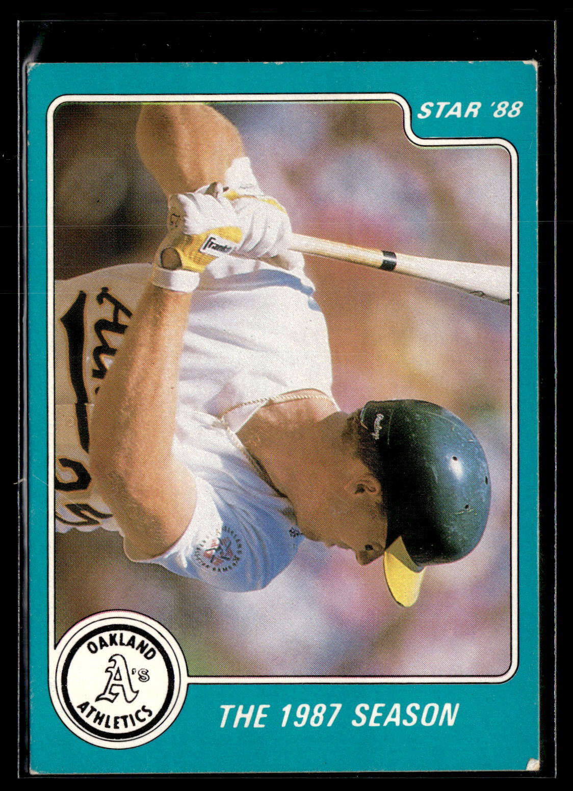 1988 Star Mark McGwire Aqua #7 Mark McGwire Excellent