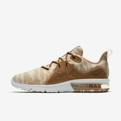 men's nike air max sequent 3 premium camo casual shoes