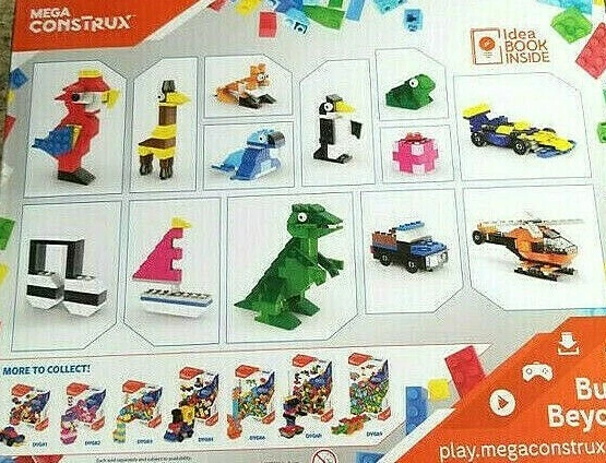 New 600 Pc Building Block Set, Mega Construx, Toy Bricks Building Blocks Set - Image 2 of 4