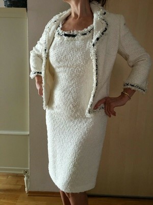 ESCADA tweed jacket coat dress suit 
