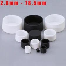 Round End Cap for Tube 2.8 - 78.5mm PVC Plastic Cover Pipe Protect Blanking Plug