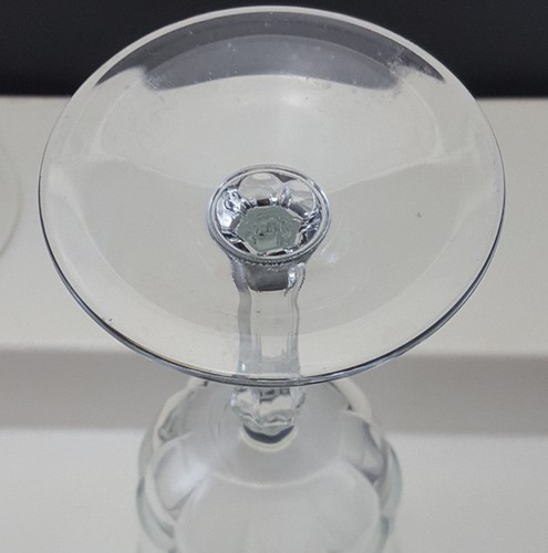 Luminarc Arcade Bengale Water Goblets Set of 2 Clear Paneled Glasses Arcoroc - Picture 5 of 10