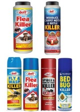 FLY FLEA KILLER SPIDER CRAWLING KILLER FLY WASP KILLER WOODLICE CARPET MOTH KILL