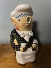 Dept Department 56 JAM BON Chef Pig Pitcher NICE 11.5" Tall