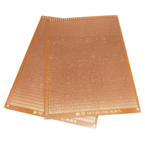 2pcs Prototype PCB Universal Bread Board 15 x 20cm Sigle Side Copper - Picture 3 of 5