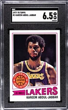 1977-78 TOPPS #1 KAREEM ABDUL-JABBAR SGC 6.5