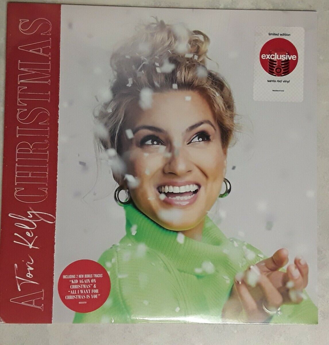 TORI KELLY  A Tori Kelly Christmas Limited Edition Santa Red Vinyl LP BABYFACE 
