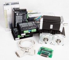 US FreeShip 3 Axis CNC Kit 1600oz.in Nema34 Stepper Motor DM860A Driver CNC Mill