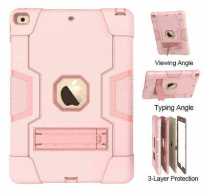 For iPad 11/10/9/8/7th Gen Air 5 Pro 11 12.9 13 Heavy Duty Shockproof Case Cover