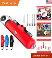 Rapid Ball Pump - 5 Needles - Basketball, Soccer, Volleyball - Fast Inflation