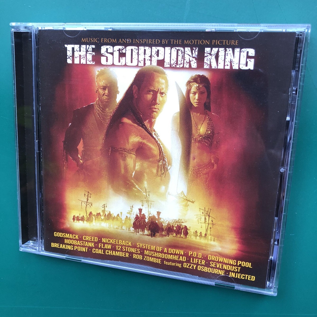 SCORPION KING Rock Heavy Metal Film Soundtrack CD Dwayne Johnson