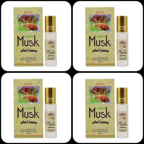 Huile De Parfum Roll-On Vanille Musc - 5 Ml - Sans Alcool, 100% Naturel - Date Expiration 01/2027 - Neuf