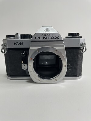 ペンタックス　K-m ASAHI PENTAX KM 35mm Silver No.843903 MF SMC PENTAX 50mm F1