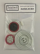 1977 Gottlieb Jet Spin Pinball Machine Rubber Ring Kit