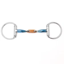 NY Tack 5" Eggbutt Ring Sweet Iron Copper Link Snaffle Horse Bit