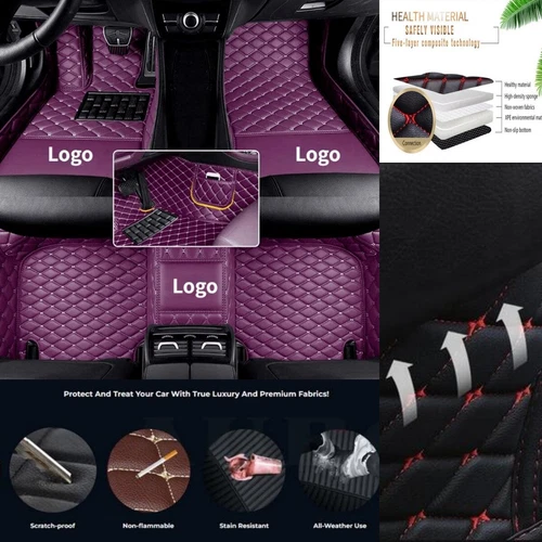 For Mini Car Floor Mats Luxury Carpets Auto Liners Waterproof All Models Pockets - Picture 13 of 37
