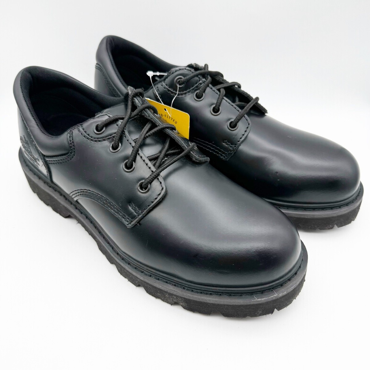 THOROGOOD UNIFORM CLASSICS STEEL TOE OXFORD WORK SHOES FOR MEN AND WOMEN - US11 Amazon.com: Thorogood Uniform Classics High-Gloss Black  main image 2
