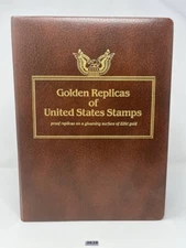 Lot Of 7 First Day Issue FDC Golden Replicas Of United States Stamps Book