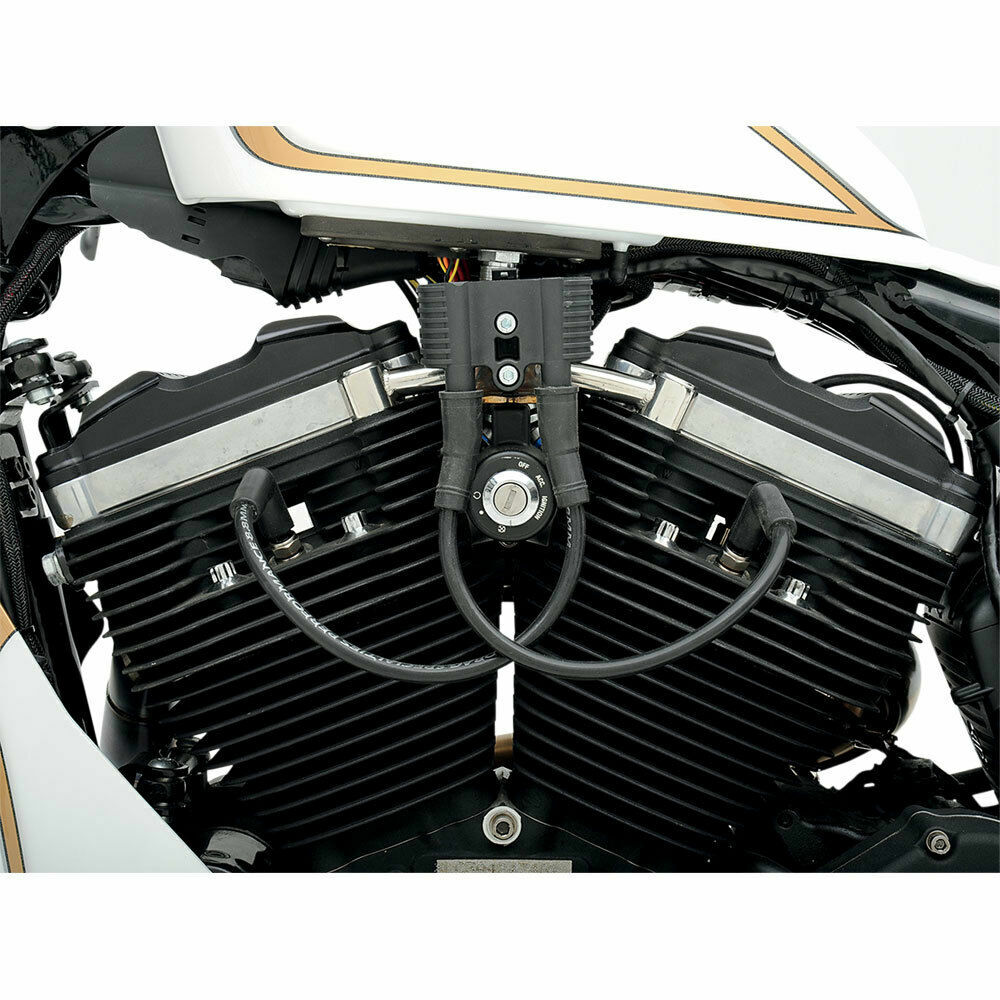 Drag Specialties Black 8.8mm Spark Plug Wire Set Universal