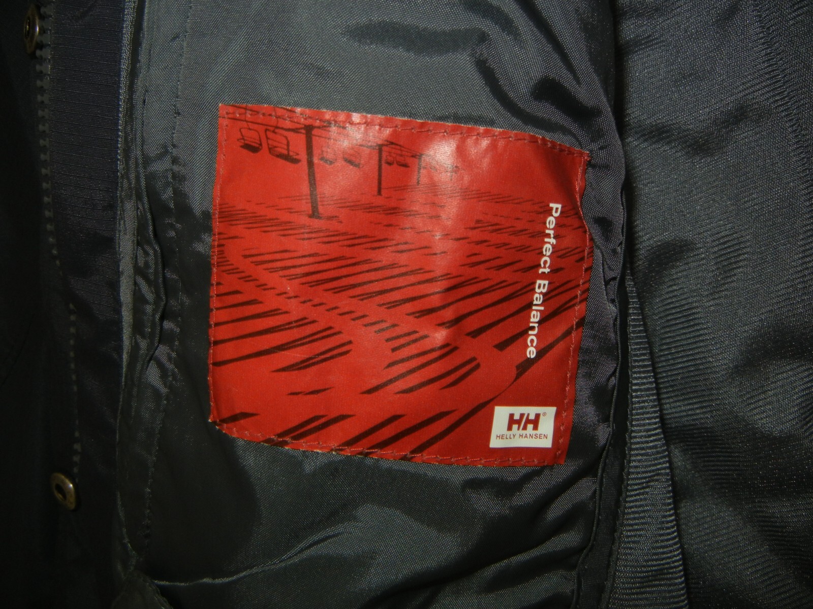 HELLY HANSEN Blue Nylon SKI SHELL JACKET Windbrea… - image 7