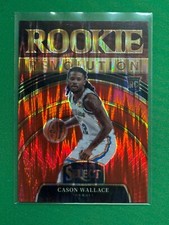 2023-24 Panini Select Rookie Revolution Red Flash Prizm #29 Cason Wallace RC /99