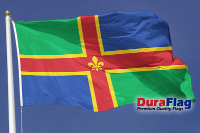 Lincolnshire kleines DuraFlag Seil und umgeschlagen (3 Fuß x 2 Fuß)