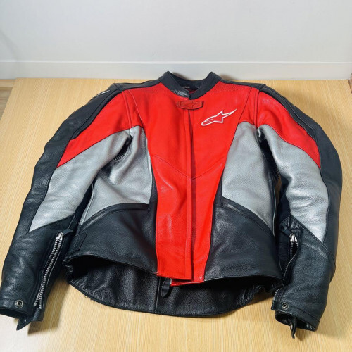 Alpinestars Leather jacket Motorcycle Jacket Size USA6/EUR42