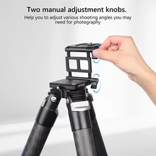Z Flex Pan Tilt Tripod Head - Flexible Angle Pan & Tilt Head Folding Z Bracket