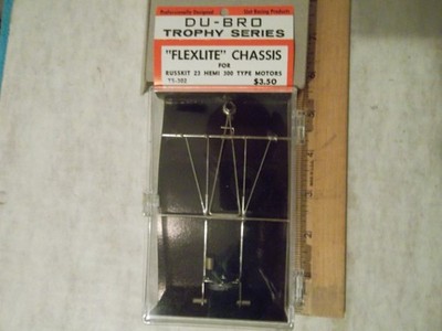 DU-BRO ''FLEXILITE'' Chassis #TS-302 for Russkit 23/Hemi 300 motors w/original box