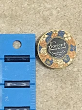 Vntg SAMPLE size Colgate Palmolive Florient Face Powder Cardbrd Container +Pad