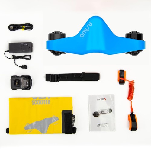 Scooter Subacqueo Elettrico Seascooter con Action Camera Mount Scooter Marino a - Foto 12 di 24