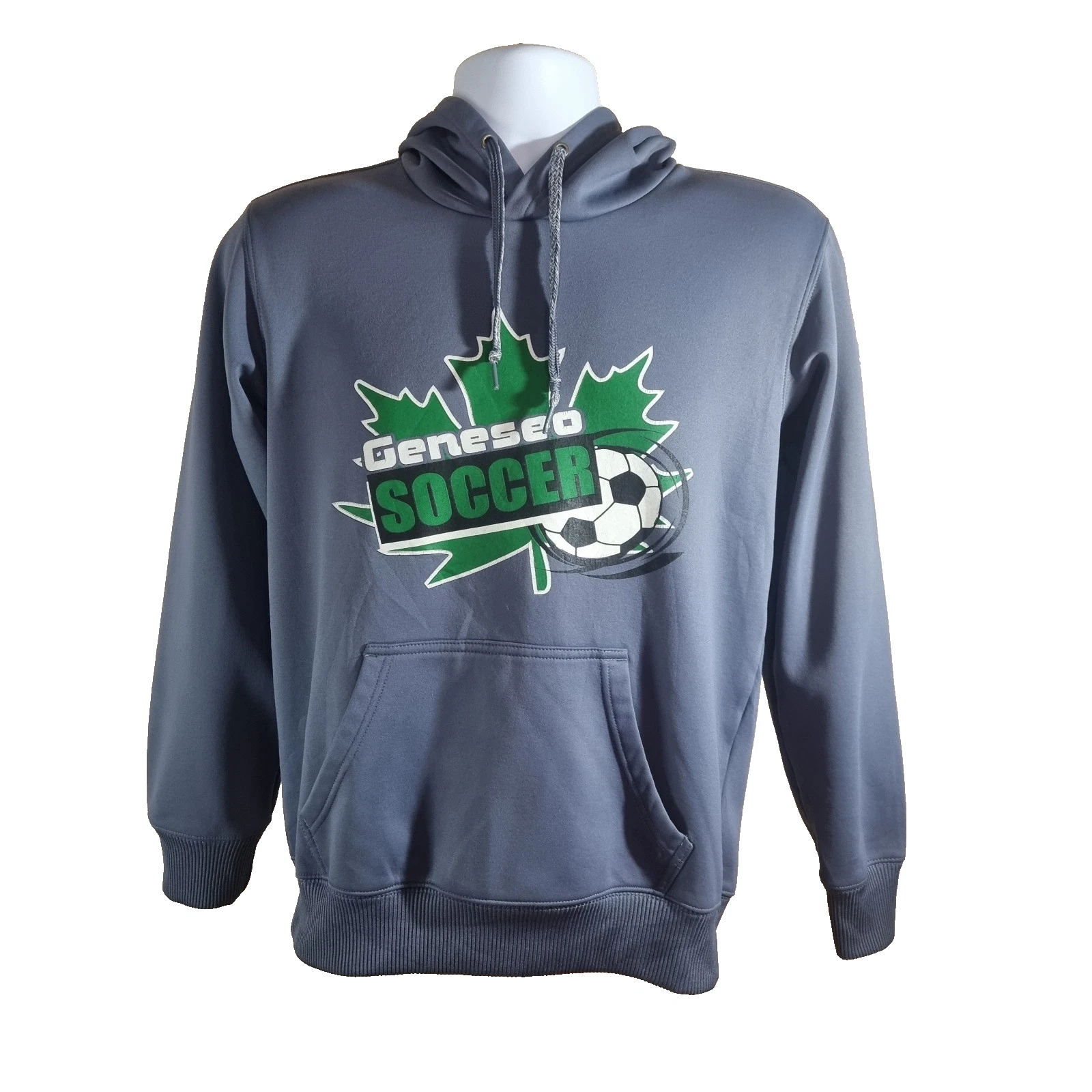 Adidas Hoodie Men's Small Grey Climawarm Geneseo Soccer Long Sleeve Activewear
