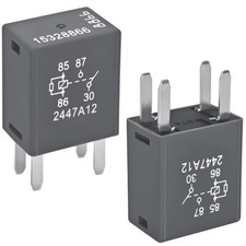 15328866 Automotive Relay Pack of 2 , 12VDC 20A 4 Terminal Multi-Use Relay 8385