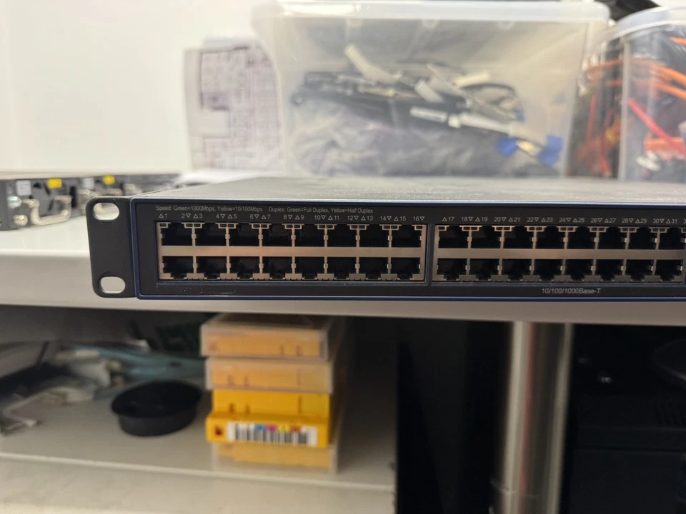 HPE  JG312A A5500 48 Port Gig Switch 4x SFP & 2x SFP+ 10GbE Ports + LSPM2SP2P - Image 2 of 4